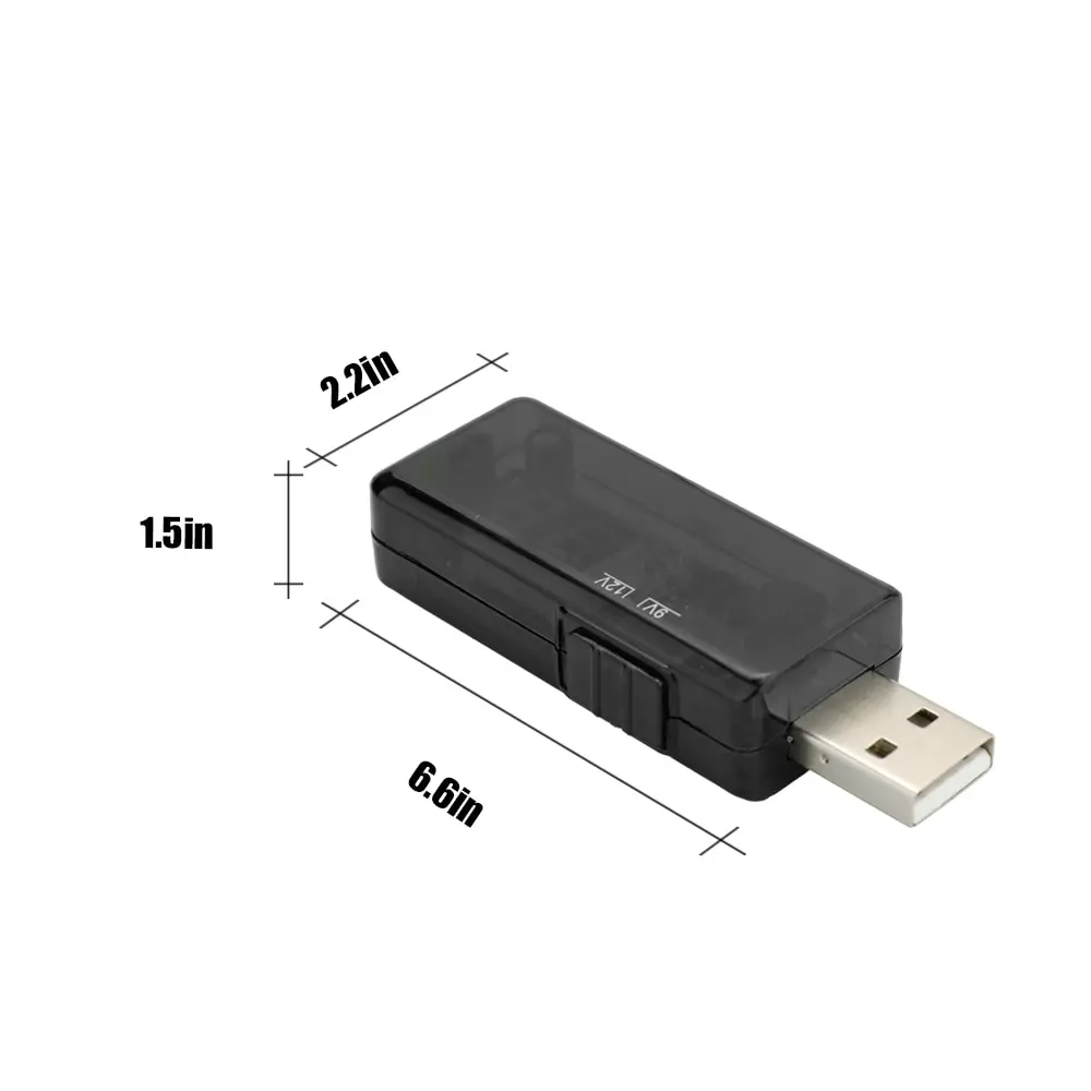 USB тестер рабочего напряжения вольтметр шнур питания усилитель для домашней