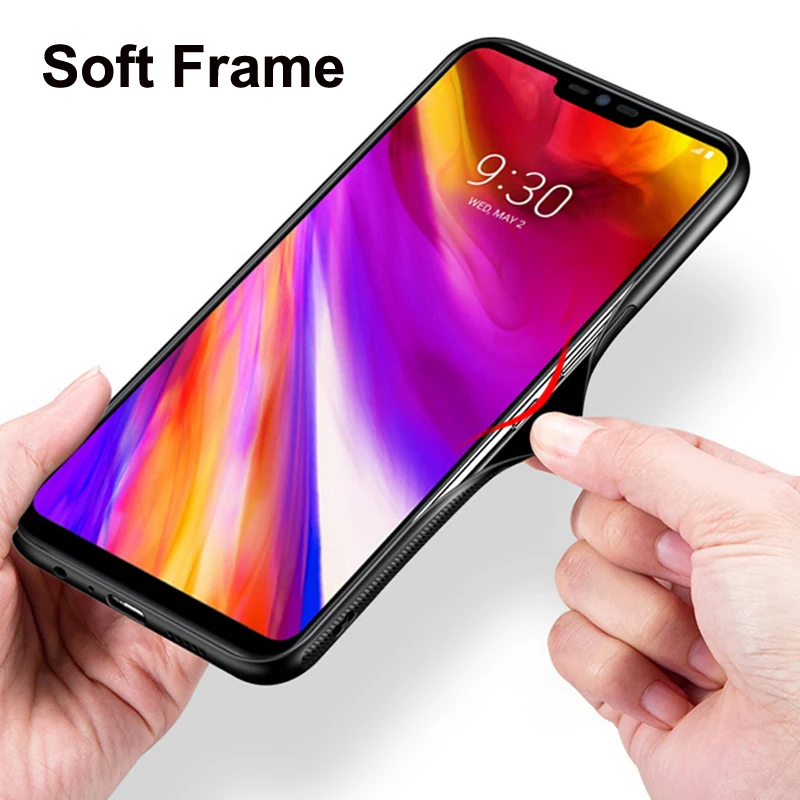 Для LG G7 чехол G7ThinQ животный узор закаленное стекло задняя крышка чехол LGG7 G7 ThinQ G710 ударопрочный стеклянный чехол для LG G7 тонкий Q