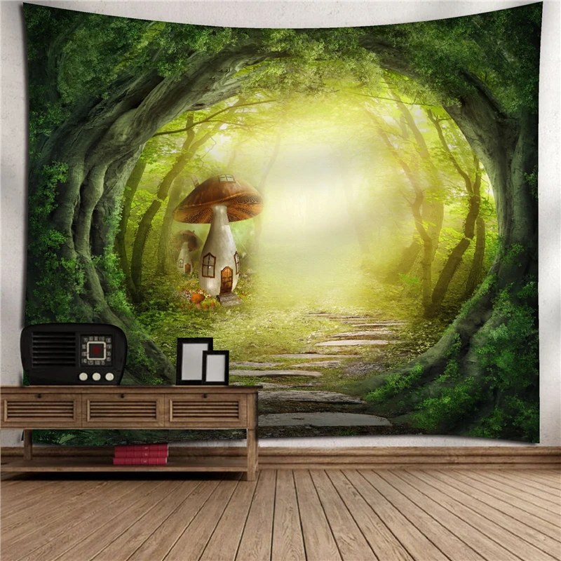 Гобелен с принтом динозавра украшение для дома настенный подвесной песочный