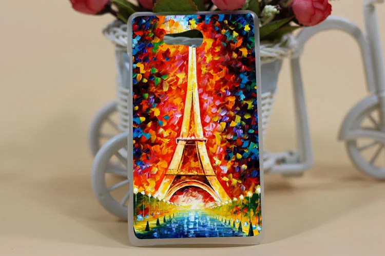 Мультфильм Эйфелева Башня Отпечатано Жесткий Обложка Чехол Для Nokia Lumia 820