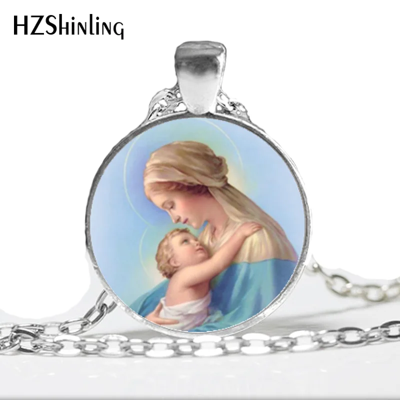 Женское ожерелье с подвеской в виде Богородицы|mother fashion|necklace vintagefashion jewelry |