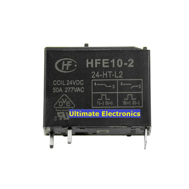 2 шт. удерживающее реле HFE10 2/24 HT L2 группа нормально открывающихся 50A двойная