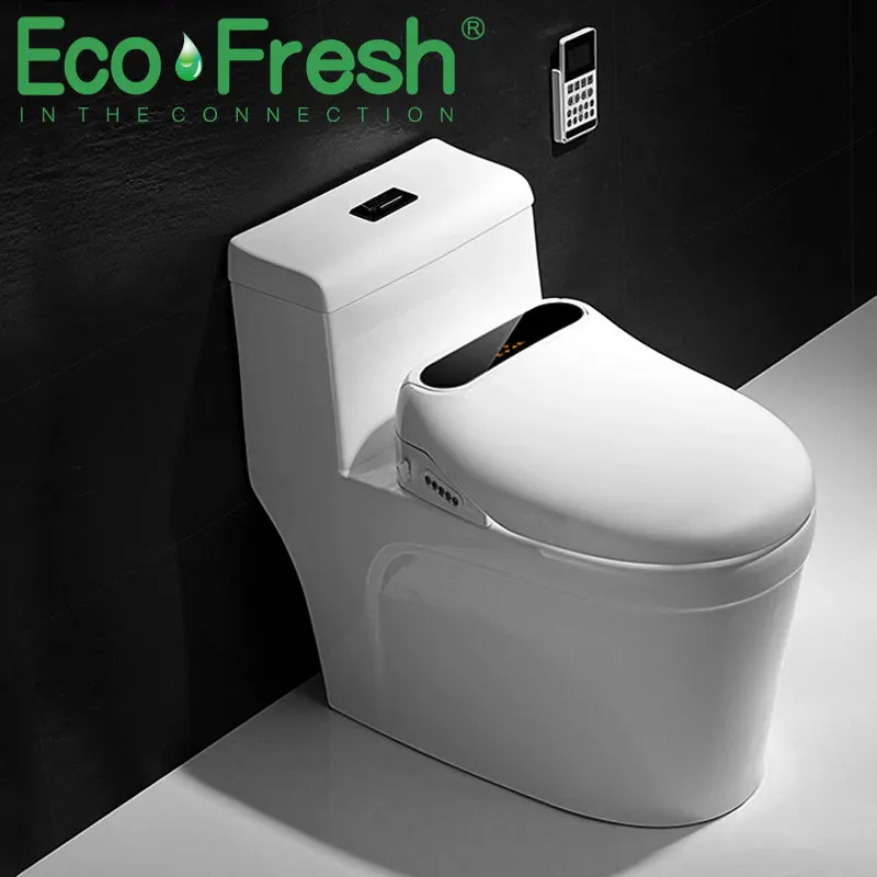 Ecofresh умное сиденье для унитаза электрическое с подогревом светодиодный