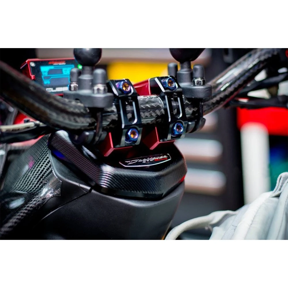 Продажа 72 см 28 мм Универсальный мотоциклетный руль из углеродного волокна ручка бар для Kawasaki Ninja 300 MT03 для Suzuki DRZ 400 Z750 GSR 600