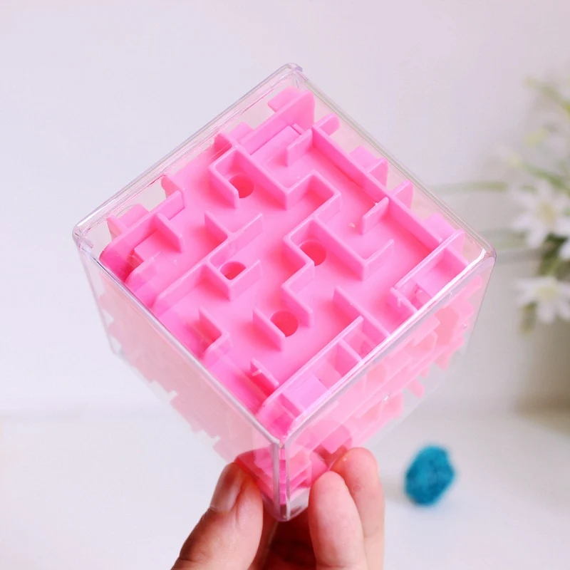 3D головоломка-лабиринт 8x8x8 см магический куб Обучающие игрушки рождественские