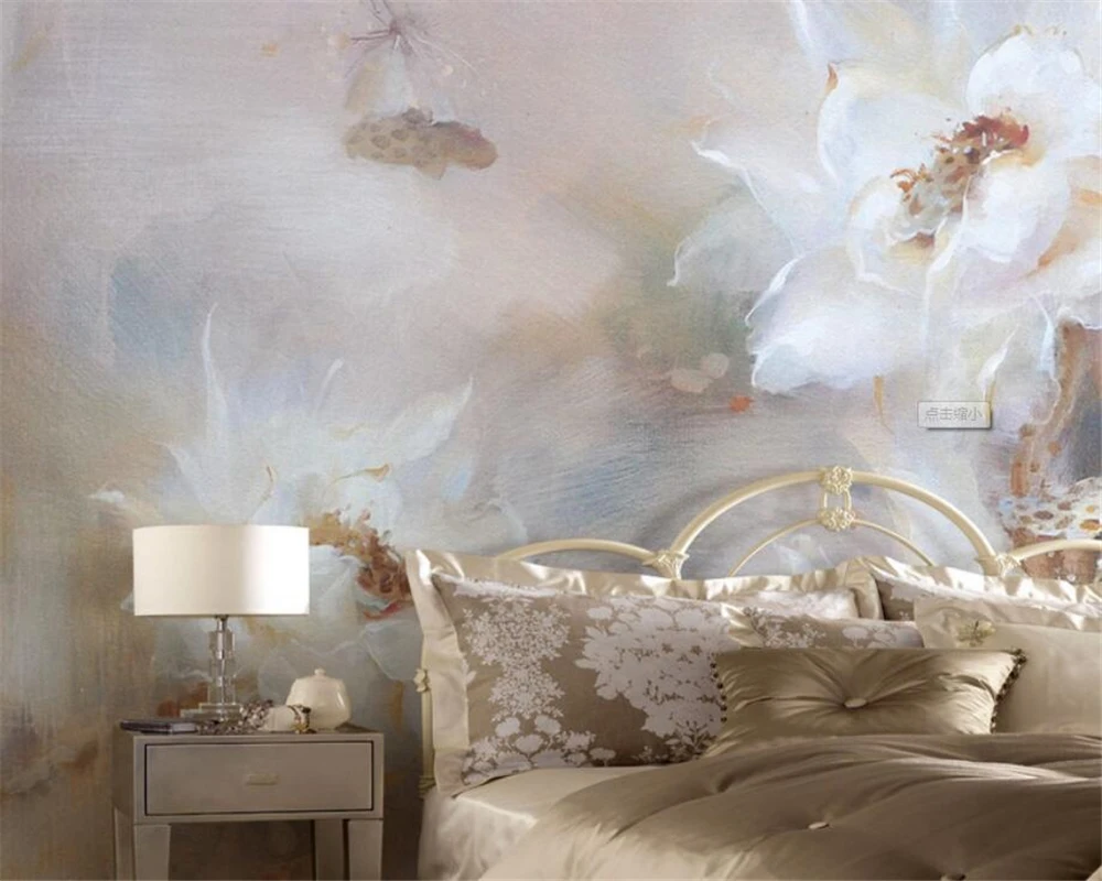 Обои на заказ с цветочным рисунком фон для спальни настенные картины обои стен 3 d