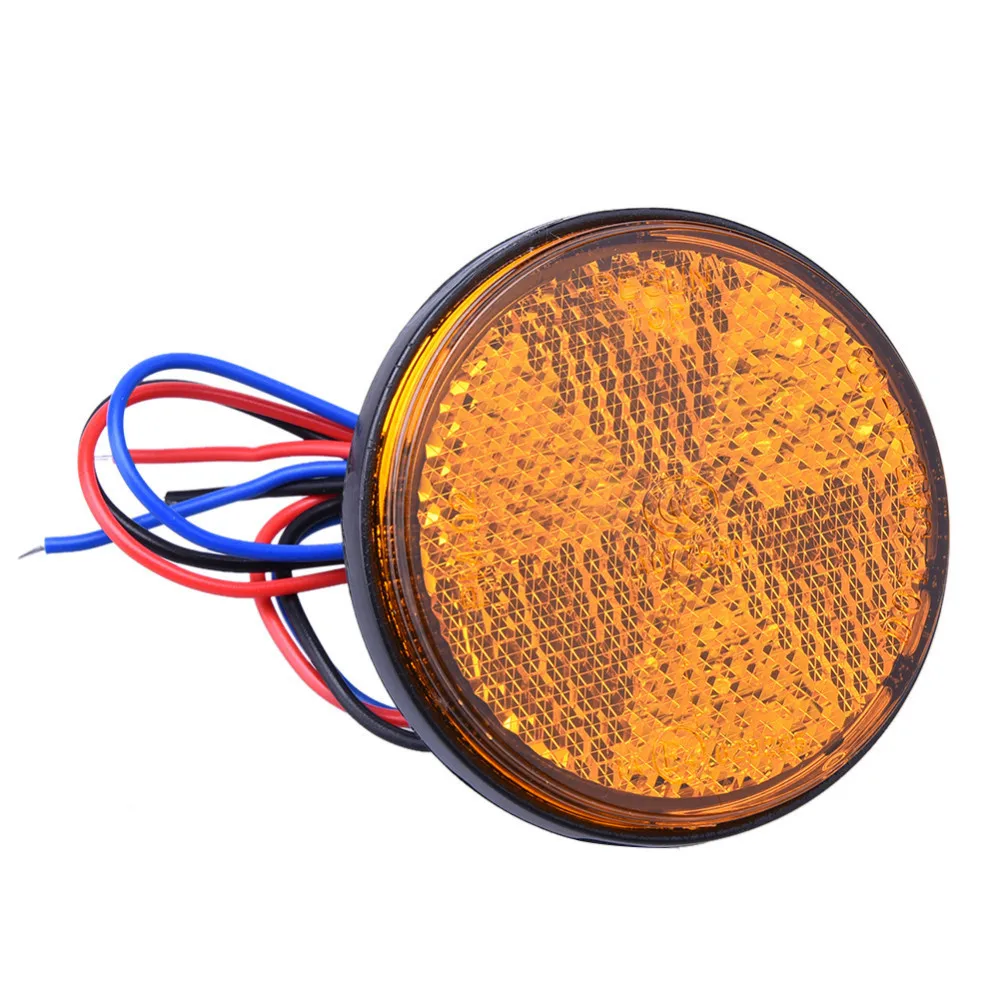 Автомобиль Мотоцикл 24SMD светодиодные задние тормоза поворотов свет лампы