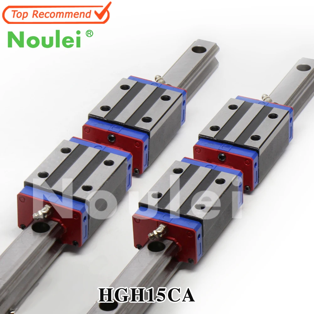 Линейная направляющая Noulei HGR15 линейная 15 мм 4 шт. HGH15CA HGH15 400 500 600 1000 мм|Линейные