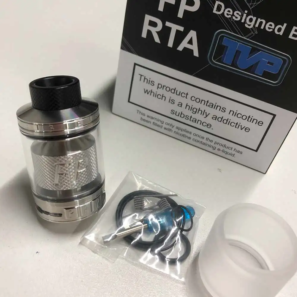 Новый распылитель Vape Blitz FP RTA с 4 мл PEI трубкой подходит для одной/двойной катушки u
