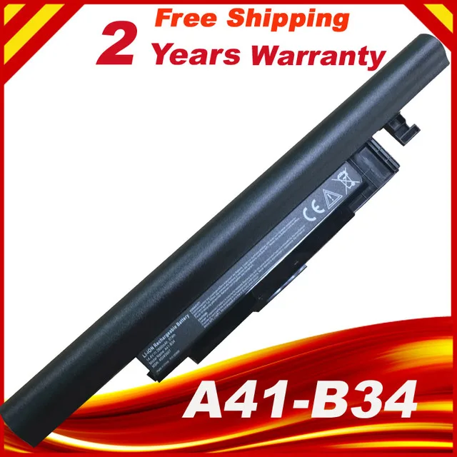 

HSW 2600mah A41-B34 laptop battery For Medion Akoya S4209 S4211 S4213 S4214 S4215 S4216 S4217 S4611 S4613