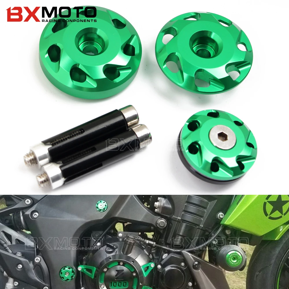 Для kawasaki Z1000 Z 1000 2010 2011 2013 2014 2016 2017 слайдер рамы мотоцикла CNC отверстие крышки