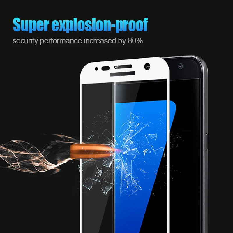 2.5D Закаленное стекло для Samsung Galaxy J6 A6 A8 Plus J8 J4 J7 2018 Защитная стеклянная пленка