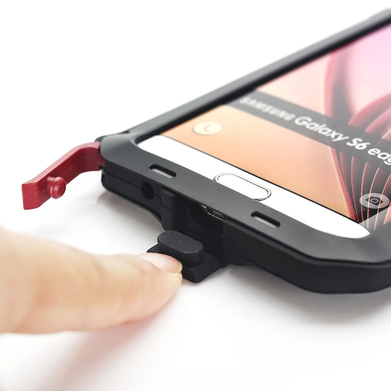 Анти шок Hybrid Tough тяжелый металл Броня чехол противоударный для samsung Galaxy S9 S8 плюс S7