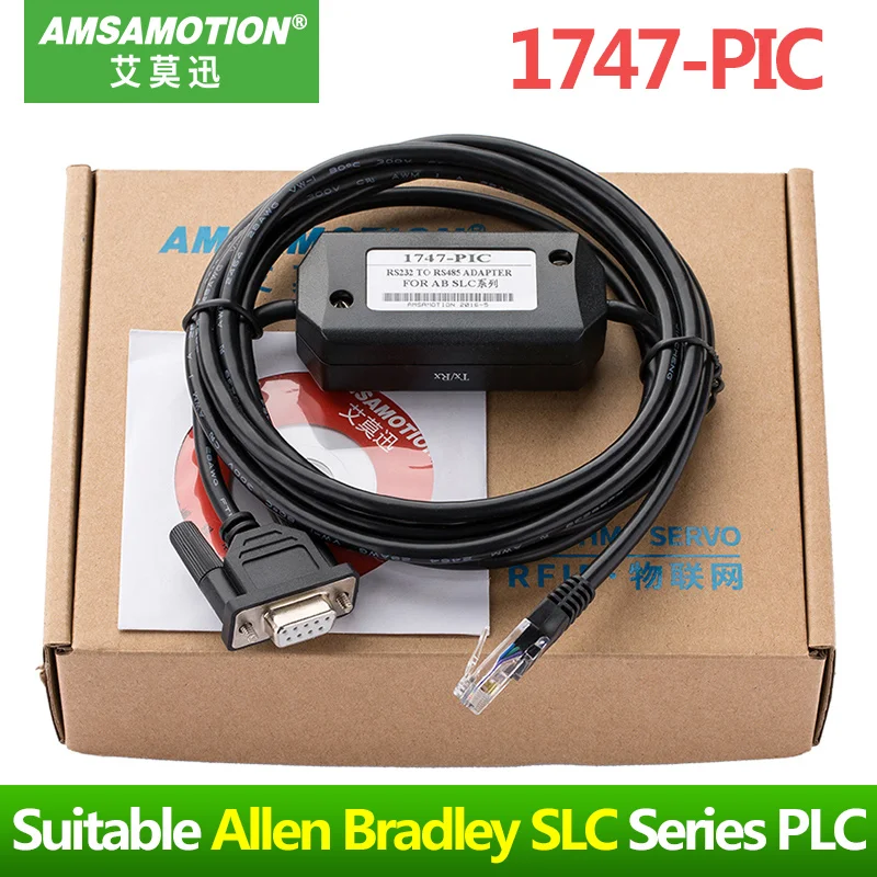 Совместимый интерфейс Allen Bradley SLC серии 1747-UIC кабель для загрузки ПЛК 1747-PIC USB в