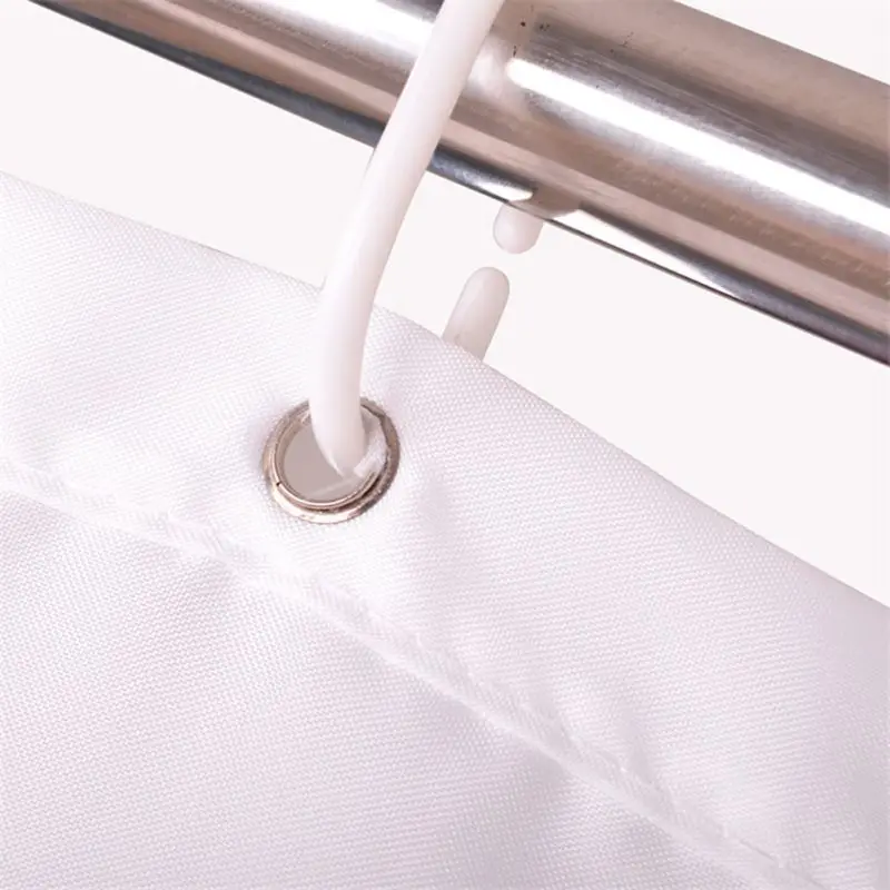 

1pcs Tower & Butterfly & Flower & Postmark Shower Curtain Bathroom Waterproof Mildewproof Polyester Fabric 12 Hooks New