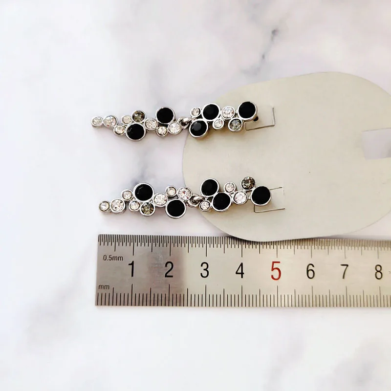 Новые модные милые Кристальные Висячие серьги для женщин очаровательные