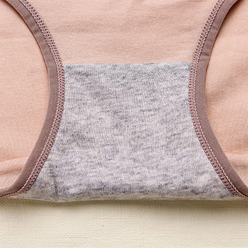 5 шт./лот женское хлопковое нижнее белье бант средней талии трусики