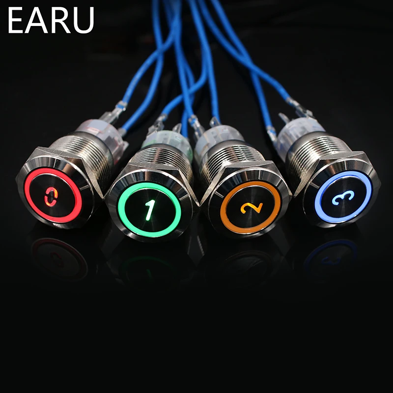 19 мм моментальная Перезагрузка водонепроницаемый металлический кнопочный