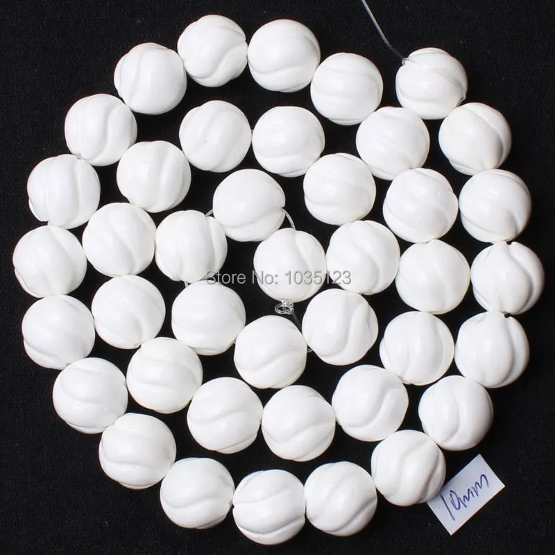 

Высокое качество 10 мм натуральный белый корпус Швабра резьба круглой формы свободные бусины нитка 15 дюймов DIY креативное Изготовление ювел...