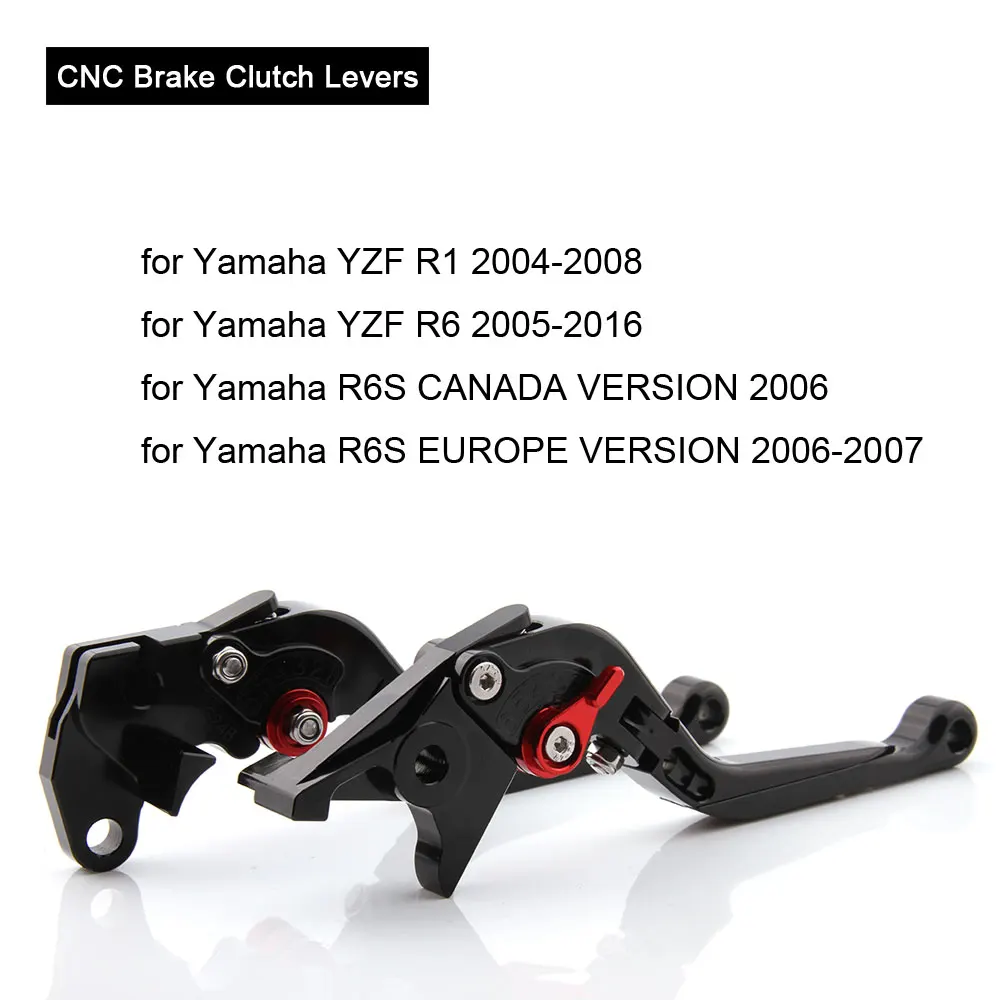 Рычаг с ЧПУ для Yamaha YZF R1 R6 R6S Канадская и европейская версия регулируемые складные