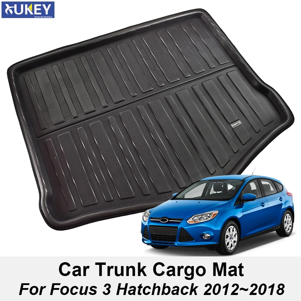 Для хэтчбека Ford Focus Mk3 задний багажник багажника поднос для груза напольный ковер