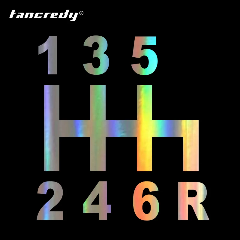 Наклейка на окно автомобиля 6 скоростей ручная авто Стайлинг украшение двери