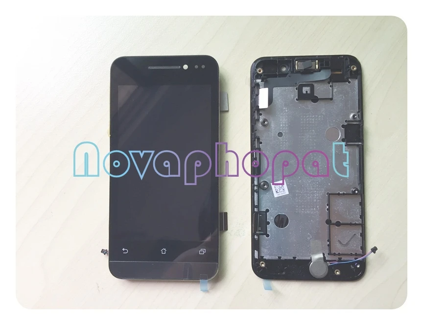 Novaphopat Топ дигитайзер экран для Asus Zenfone 4 A400CG ЖК дисплей с сенсорным экраном сенсор