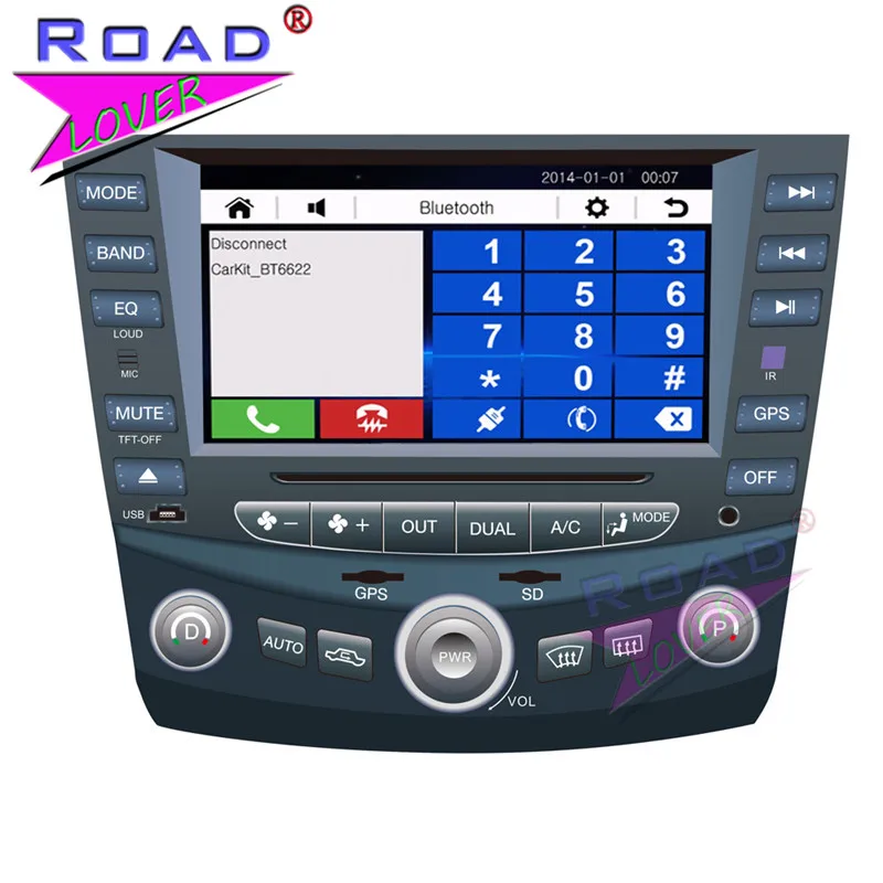 TOPNAVI Wince 6 0 2Din 8 дюймов Автомобильный мультимедийный DVD плеер для Honda Accord 07 Стерео GPS