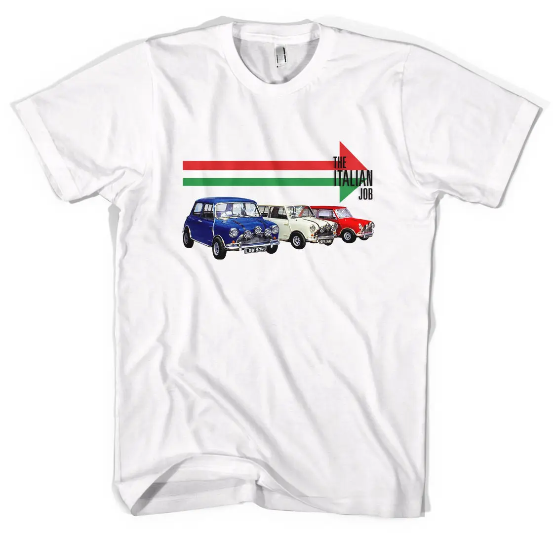 Итальянская работа Мини Купер унисекс футболка все размеры цвета новейшие