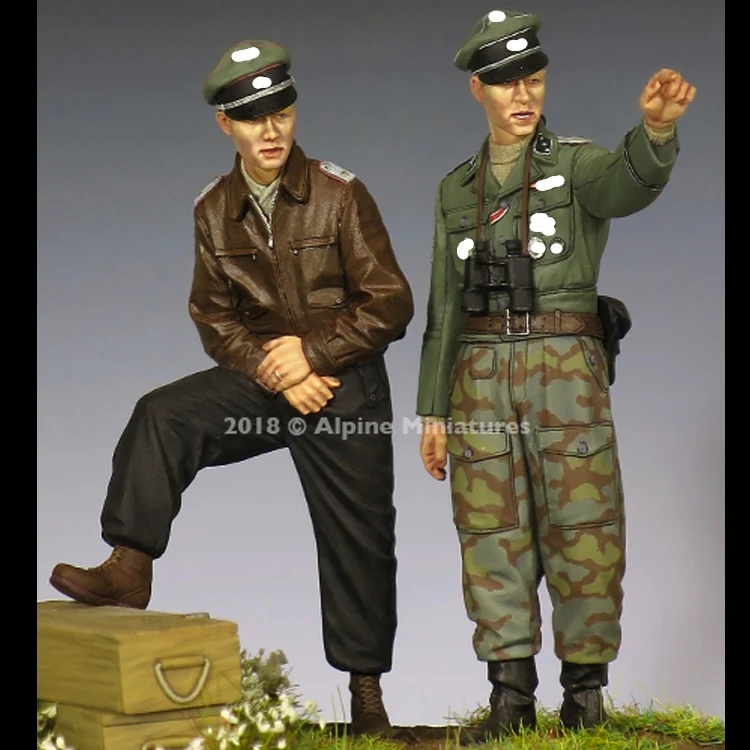 

1/35, набор солдат 44-45, модель GK из смолы, военная тема Второй мировой войны, разобранный и Неокрашенный набор