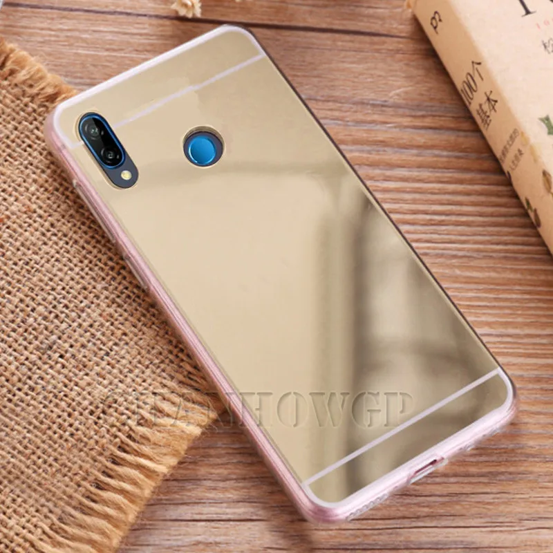 Зеркальный Мягкий чехол из ТПУ для Huawei P30 P20 P10 P Smart Mate 20 Y6 Y7 Prime Y9 2019 2018 Honor 9 10 Lite 8A 8C 8X