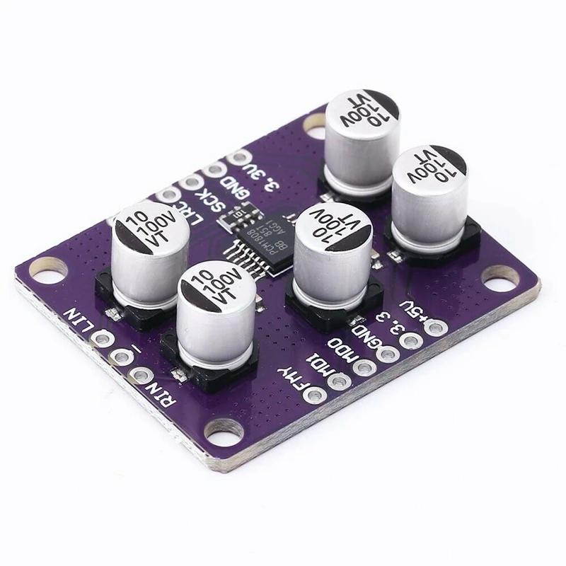 24Bit усилитель Pcm1808 аудио стерео Adc односторонний аналоговый плеер декодер плата