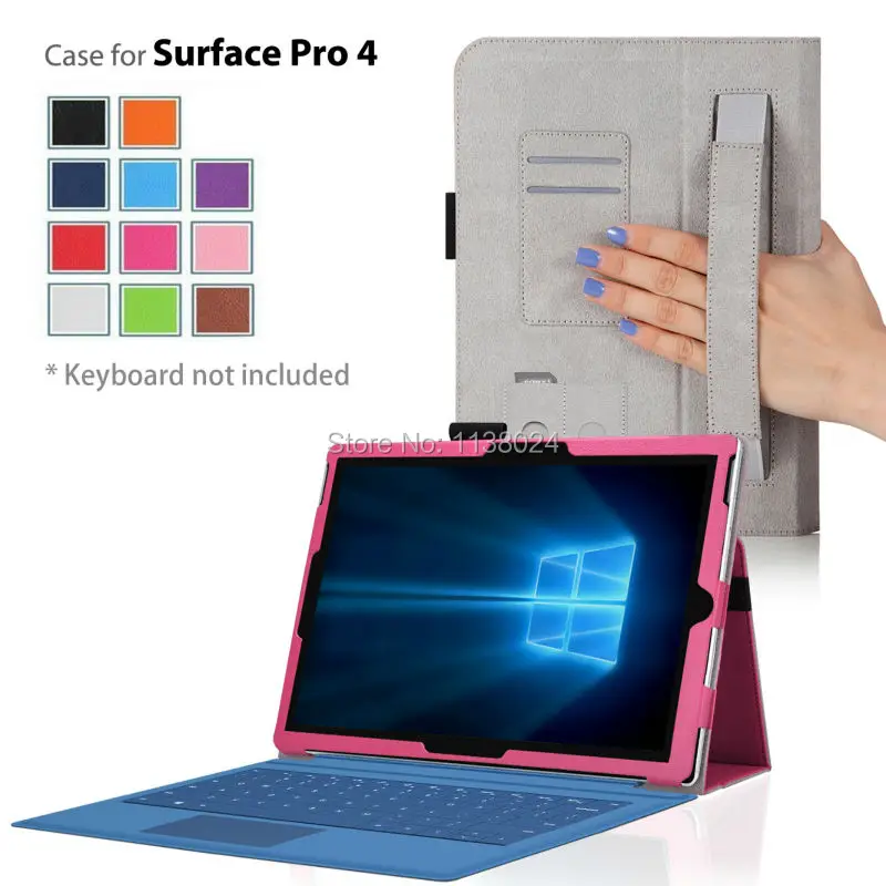 Магнитный чехол для планшета gligle Microsoft Surface Pro 4 12 3 дюйма + стилус экранная пленка