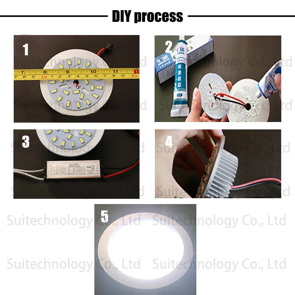 3 Вт 5 7 9 12 15 18 21 30 36 светодиодная лампочка SMD5730 панель светодиодный Ной лампы сделай