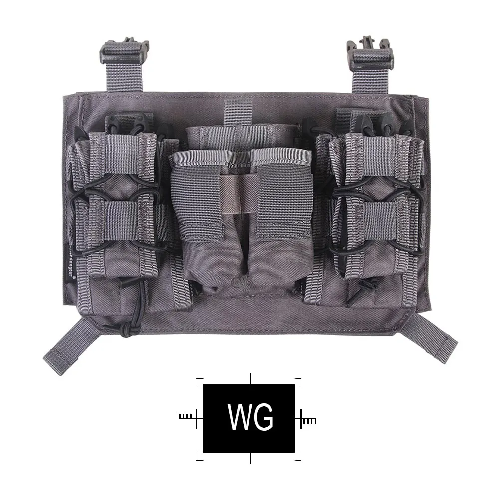 WG EMERSONGEAR военная сумка для ног с прикрепленным Подсумок и Фонарь держатель ноги бедра снаряжение кобура Мультикам EM9337 - Цвет: WG