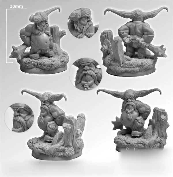 54 мм набор моделей из смолы gnome (включая основание)|resin model kits|model kitresin |