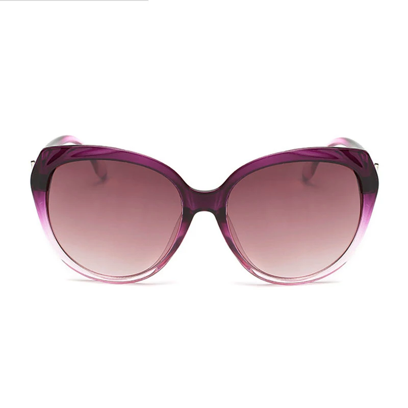 Женские солнцезащитные очки кошачий глаз большие брендовые дизайнерские в стиле