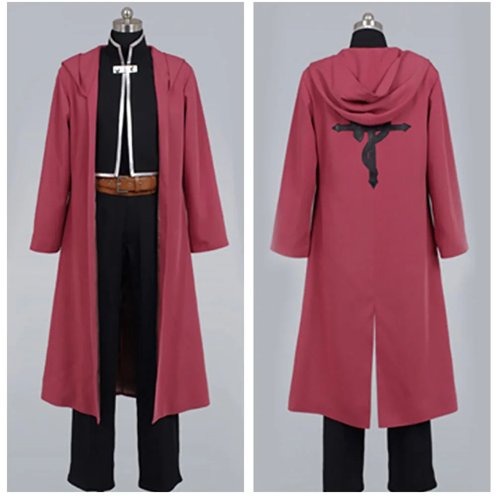 

FullMetal Alchemist Edward Elric Cosplay Costume Coat Pants Robe For Adult Men Halloween Cosplay Costume