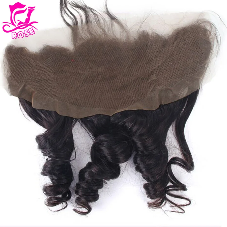 7A Best Peruvian Virgin Hair With Lace Frontal Closure13x4 Loose Wave Closure 3 Bundles Free Shipping |