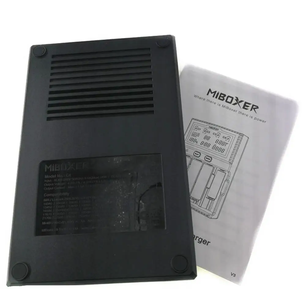 Оригинальное зарядное устройство Miboxer C4 VC4 с ЖК дисплеем для аккумуляторов li