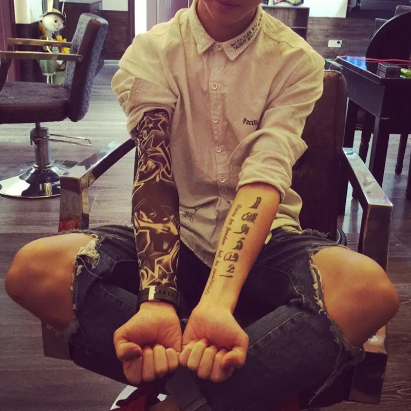 2 шт. нарукавники для татуировок летние солнцезащитные перчатки уличные УФ