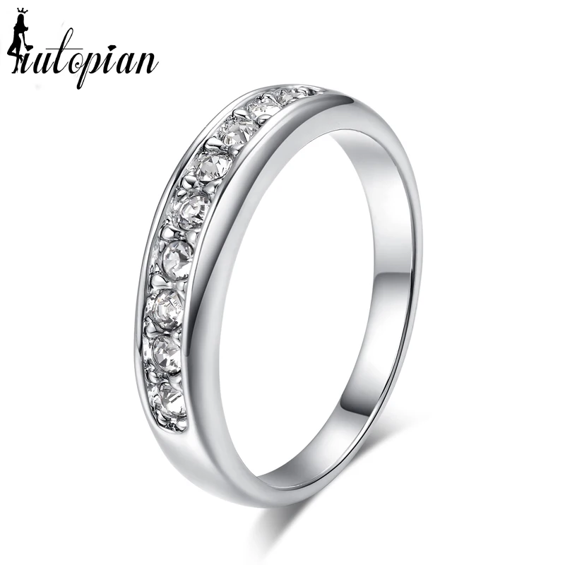 Женские Элегантные кольца Iutopian Italina Rigant не выцветающие дропшиппинг # RG91645silver|rings for