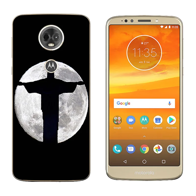 Мягкий силиконовый чехол из ТПУ для Motorola E5 Plus задняя крышка телефона 6 0 дюйма MOTO