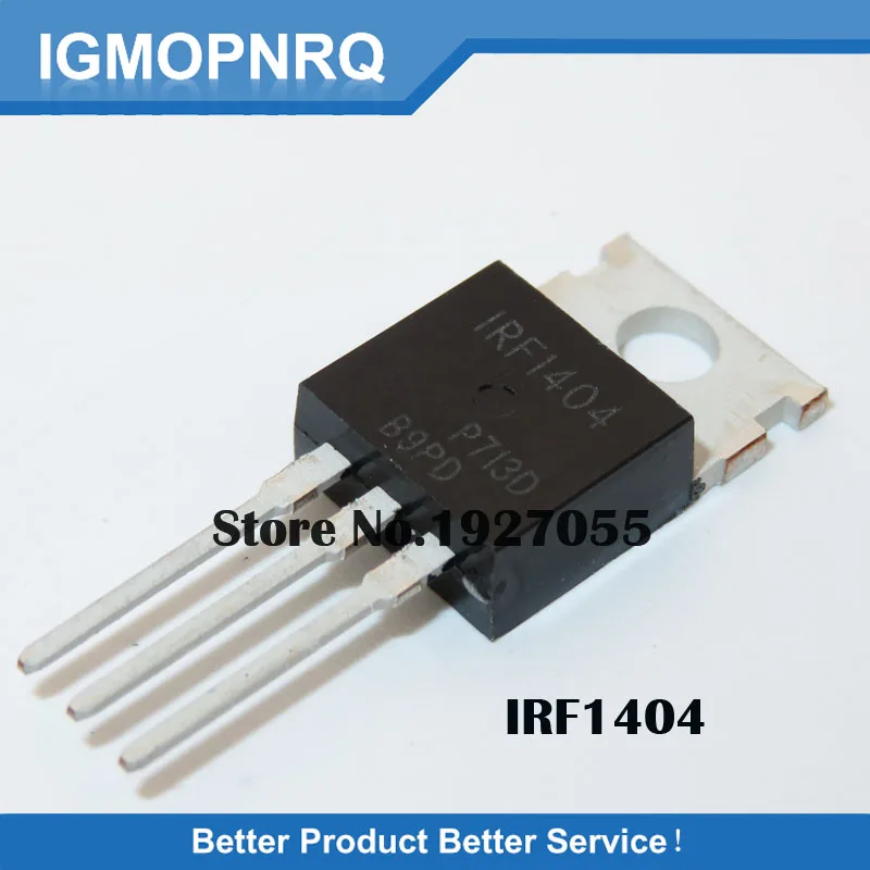 10 шт./лот IRF1404 1404 MOSFET MOSFT field effect tube TO 220|Интегральные схемы| |