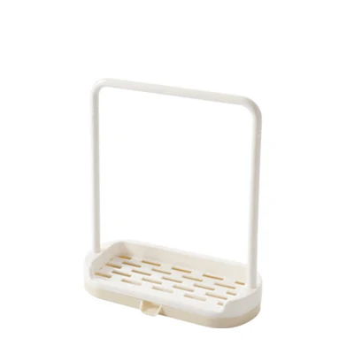 1 шт. пластиковая раковина столешница для чистки полотенец для кухни ванной комнаты хранения губка и полотенце - Цвет: Beige