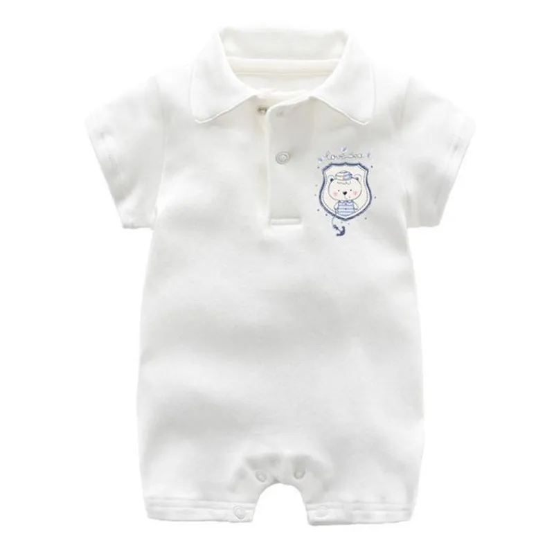 2019 Летний комбинезон для младенцев милые детские комбинезоны хлопковая одежда