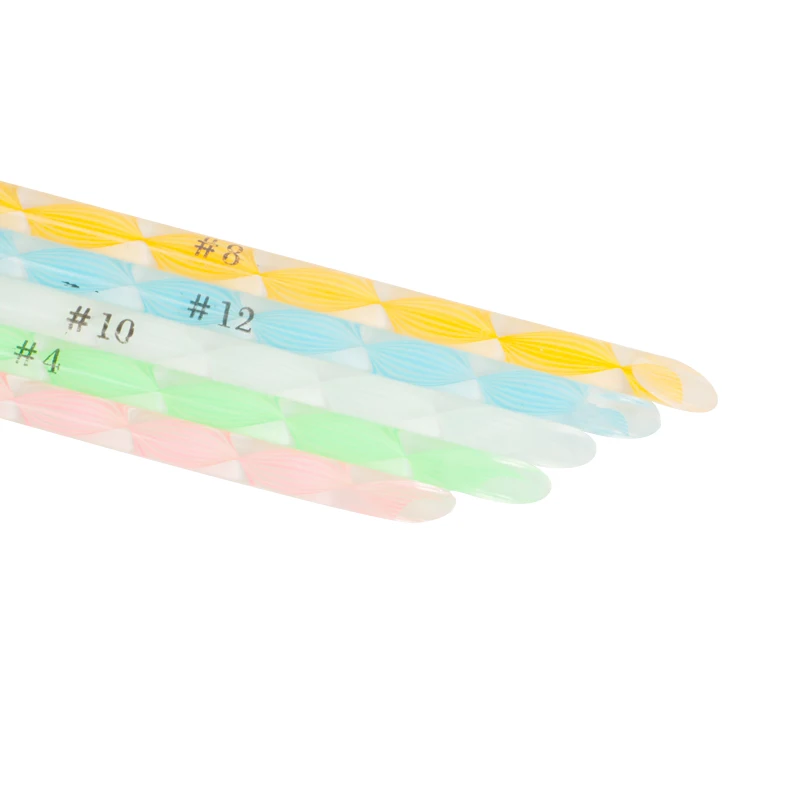 5 шт. инструменты для нейл арта спиральная ручка акриловый кристалл