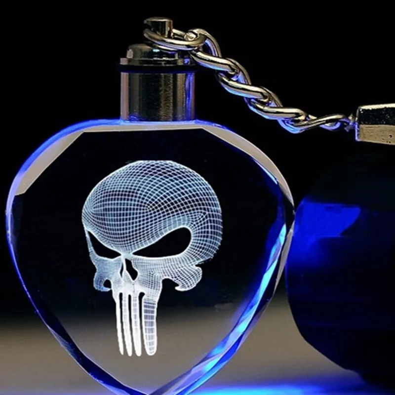 Фантазии и фантазия светильник на Каратель LED с логотипом Skull скелет маска модный