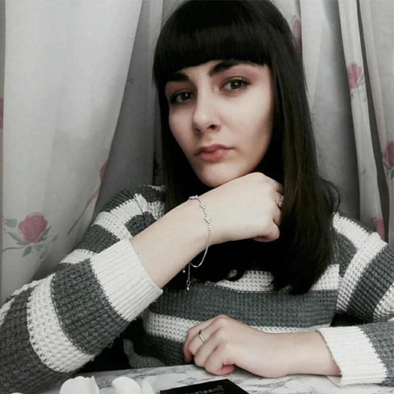 LUOTEEMI Романтический CZ цветок регулируемый слайд браслеты для женщин модные