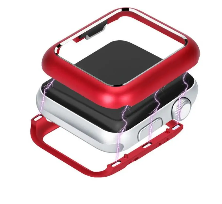 Новый чехол из алюминиевого сплава для Apple Watch band Series 3/2/1 38 42 мм iwatch cover series4 40 44